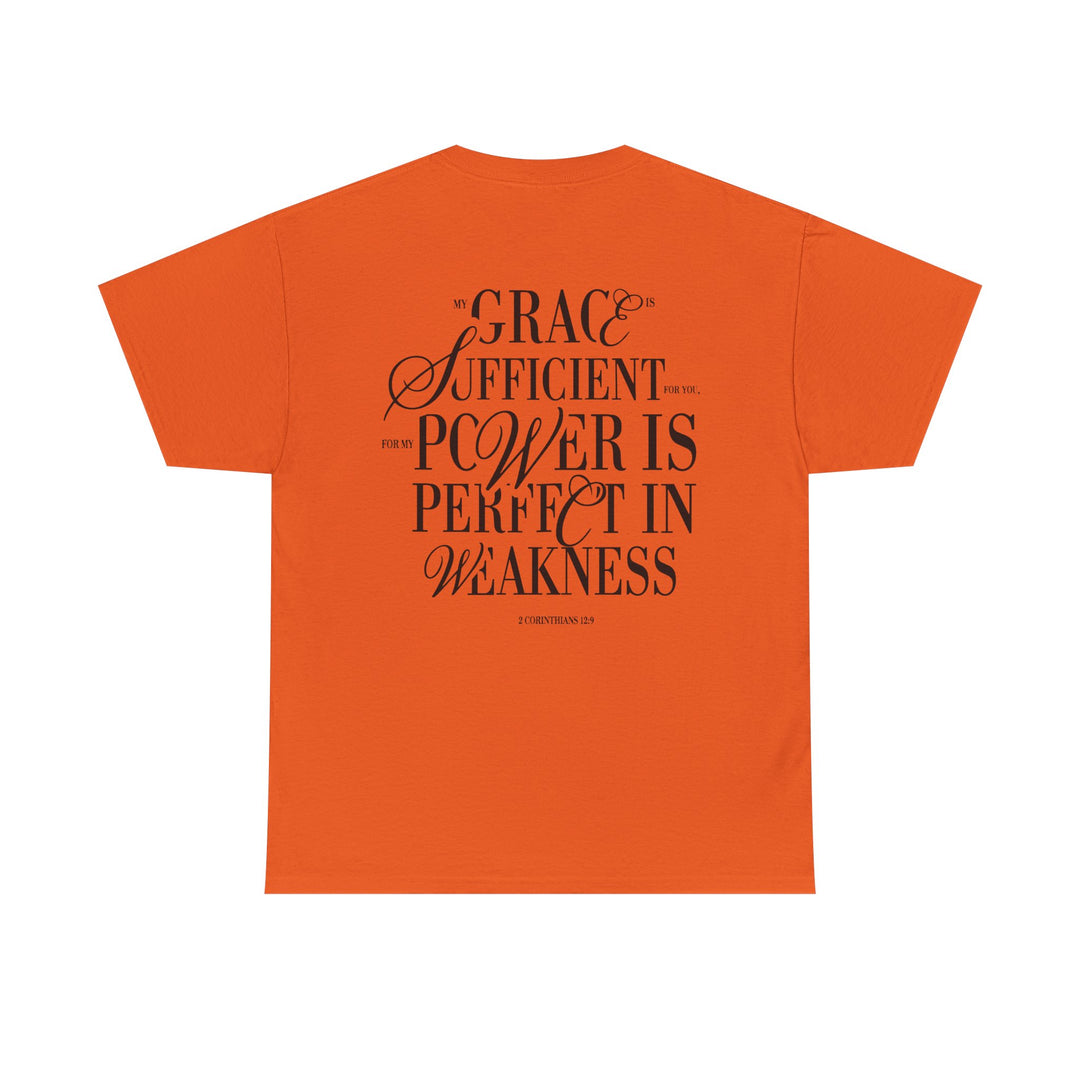 Grace &amp; Power Statement Tee (Dark Print)