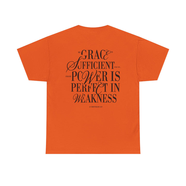 Grace &amp; Power Statement Tee (Dark Print)