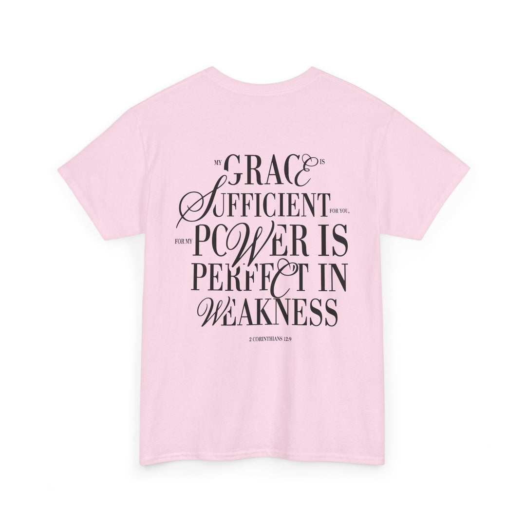 Grace &amp; Power Statement Tee (Dark Print)