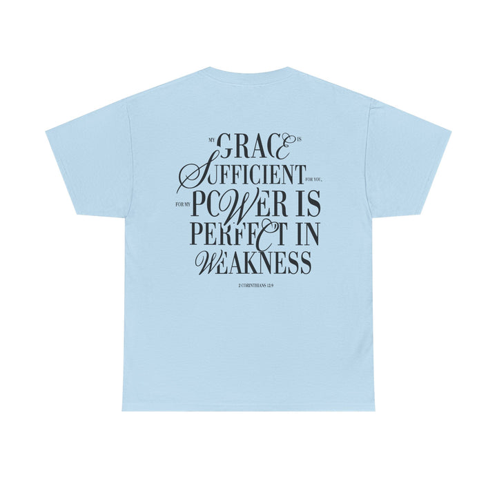 Grace &amp; Power Statement Tee (Dark Print)