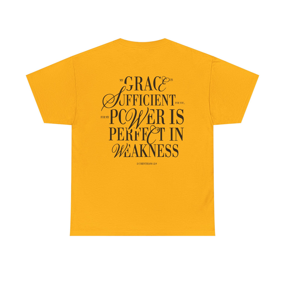 Grace &amp; Power Statement Tee (Dark Print)
