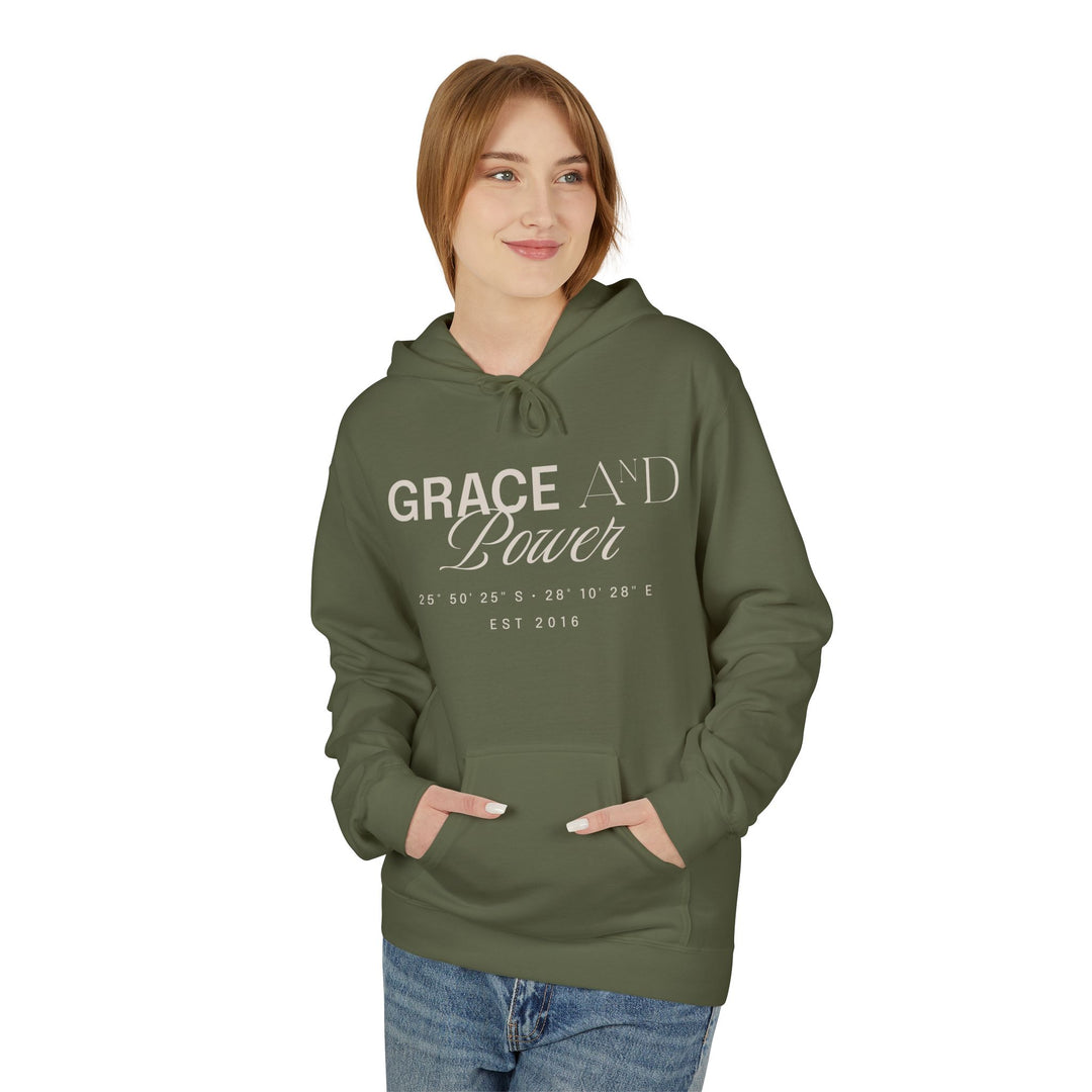 Grace &amp; Power Coordinates Premium Hoodie (Light Print)