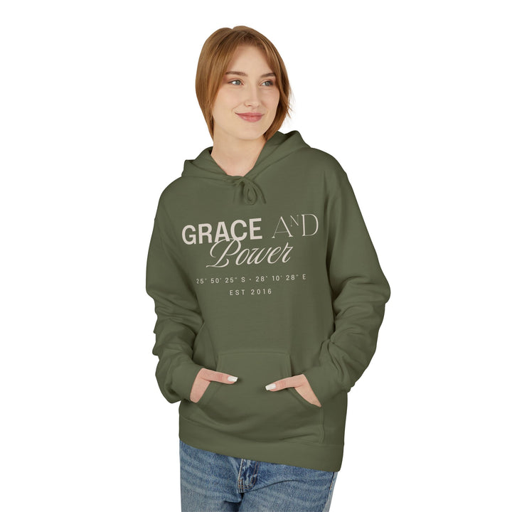 Grace &amp; Power Coordinates Premium Hoodie (Light Print)