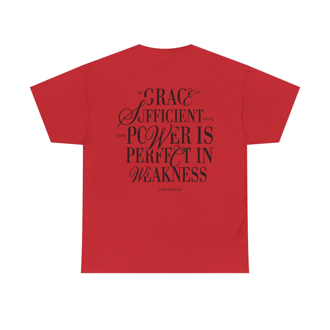 Grace &amp; Power Statement Tee (Dark Print)