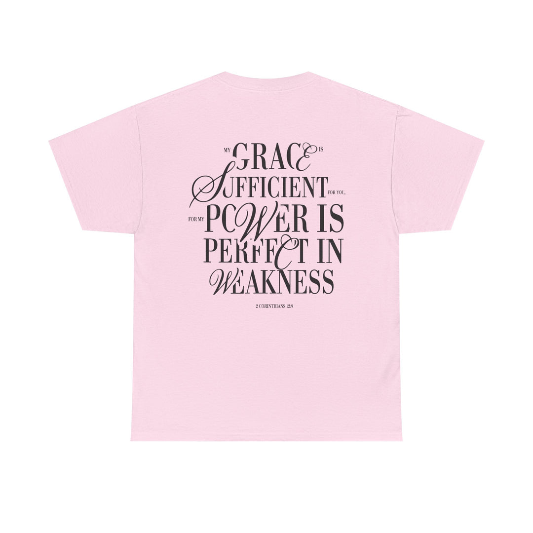 Grace &amp; Power Statement Tee (Dark Print)