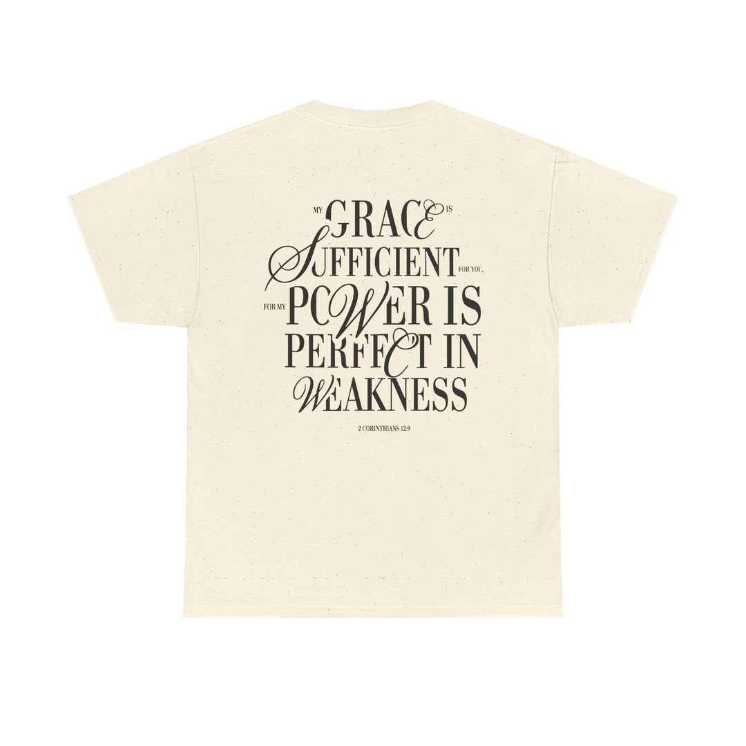 Grace &amp; Power Statement Tee (Dark Print)