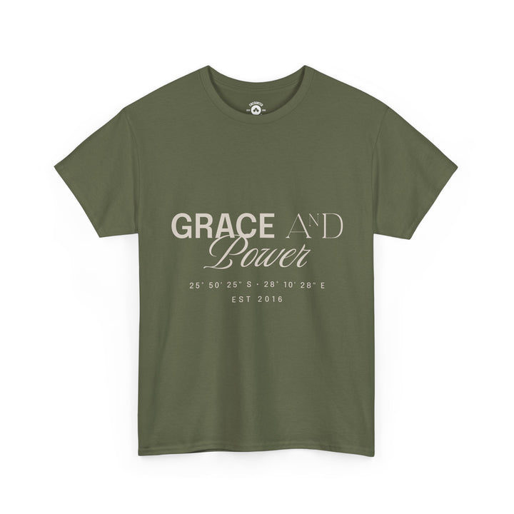 Grace &amp; Power Coordinates Oversized Tee (Light Print)
