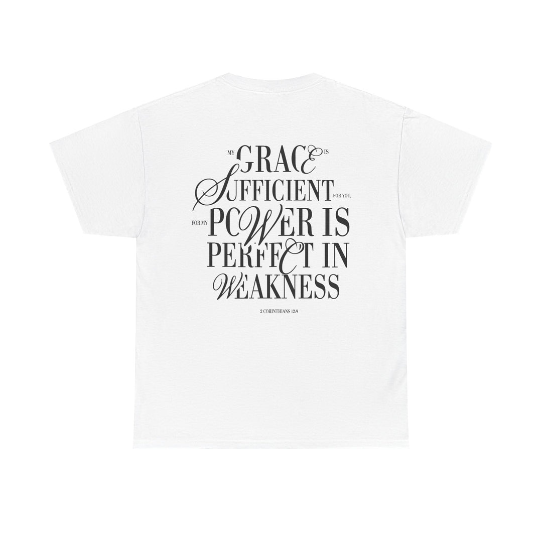 Grace &amp; Power Statement Tee (Dark Print)