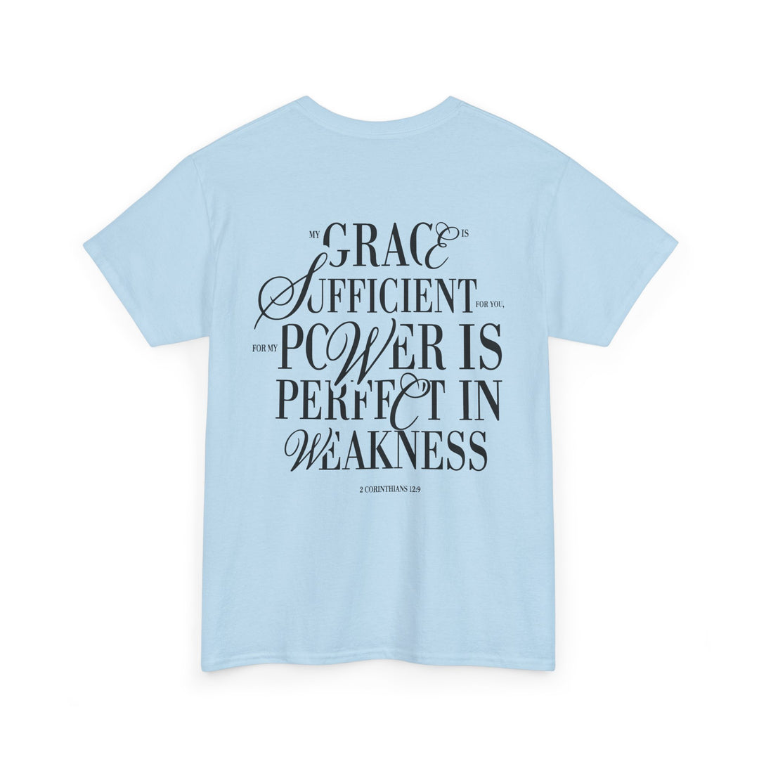 Grace &amp; Power Statement Tee (Dark Print)