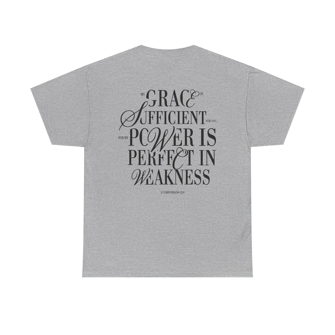 Grace &amp; Power Statement Tee (Dark Print)