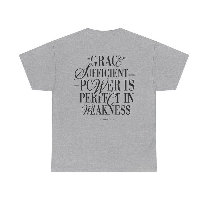 Grace &amp; Power Statement Tee (Dark Print)