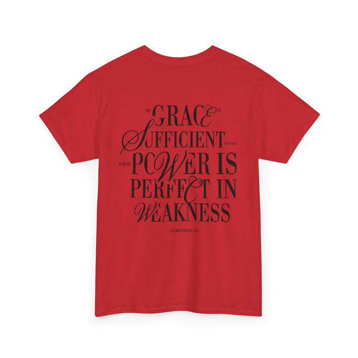 Grace &amp; Power Statement Tee (Dark Print)