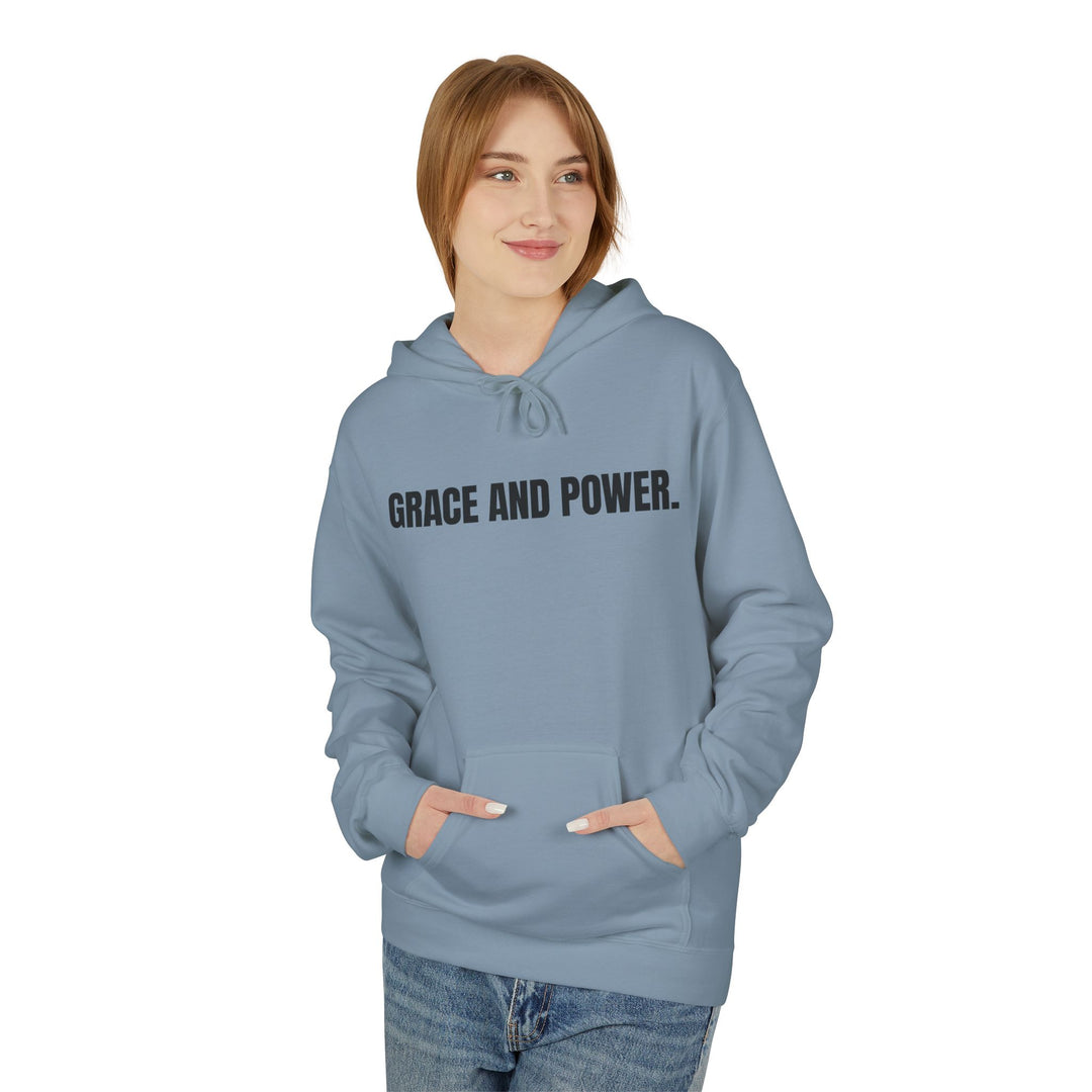 Grace &amp; Power Powerline Premium Hoodie (Dark Print)