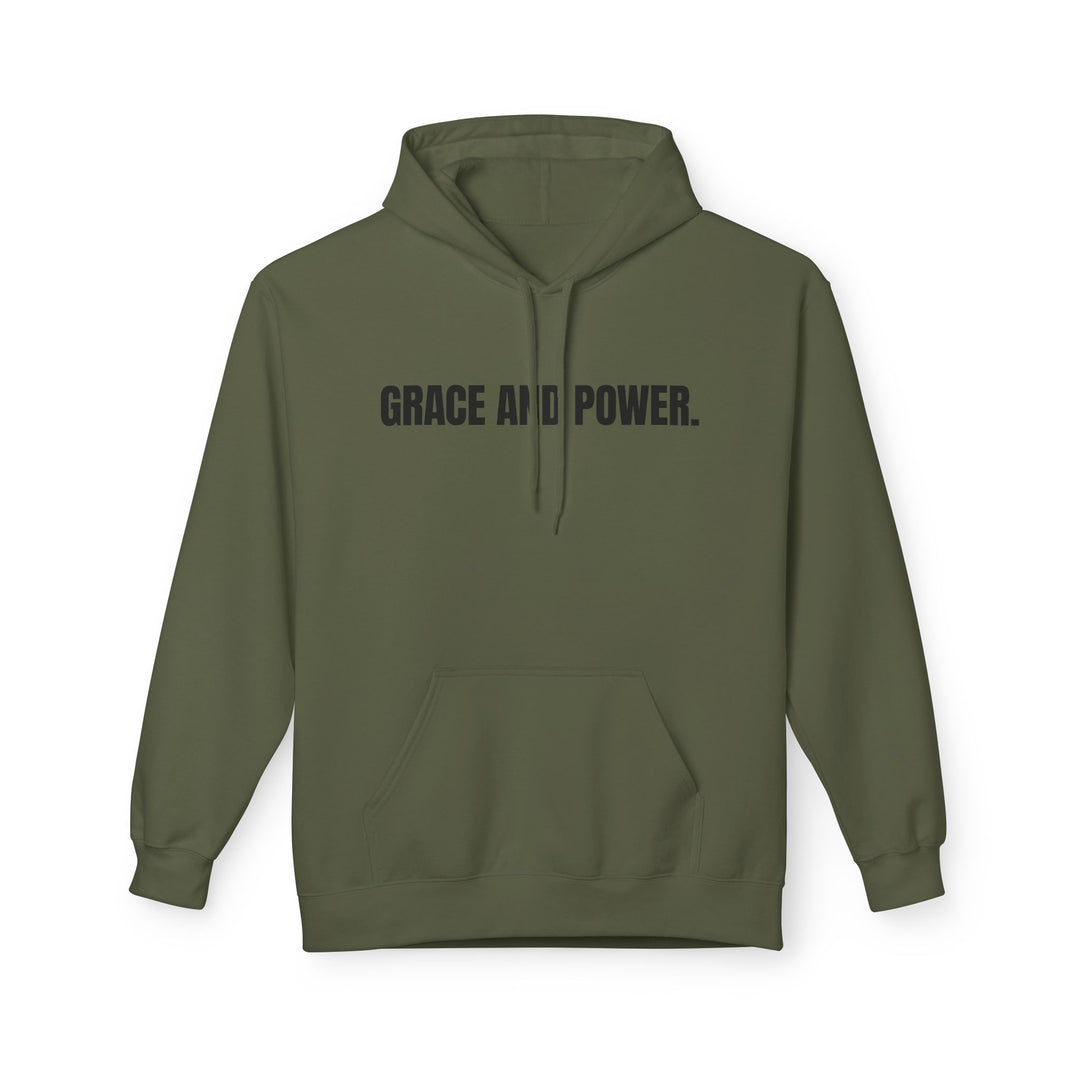 Grace &amp; Power Powerline Premium Hoodie (Dark Print)
