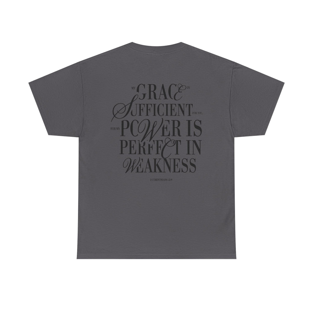 Grace &amp; Power Statement Tee (Dark Print)