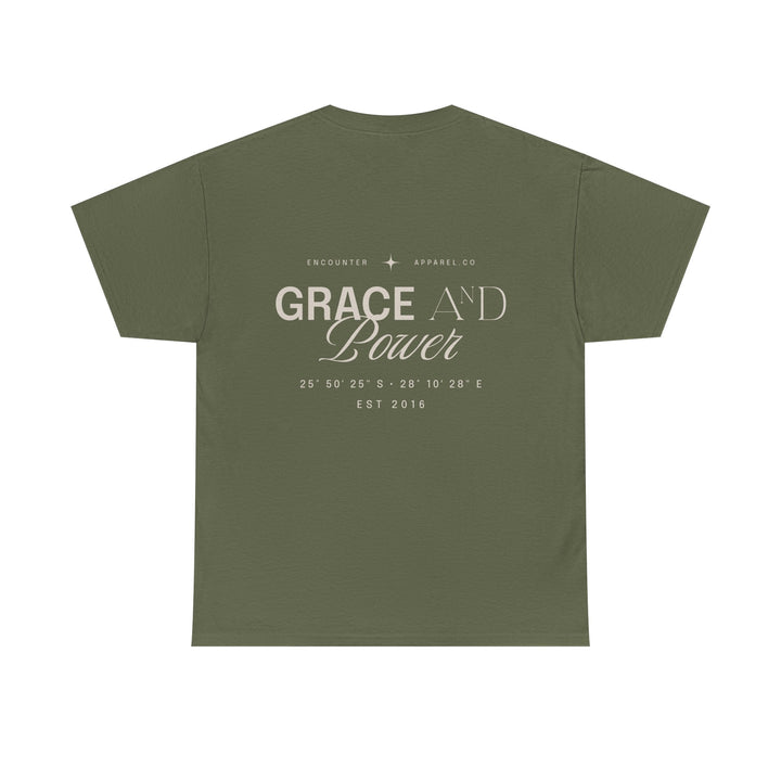 Grace &amp; Power Coordinates Oversized Tee (Light Print)
