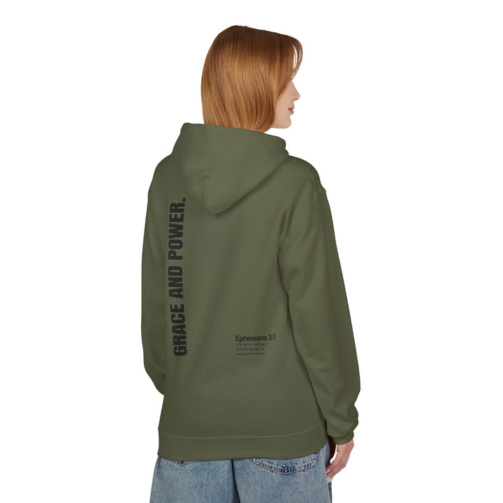 Grace &amp; Power Powerline Premium Hoodie (Dark Print)
