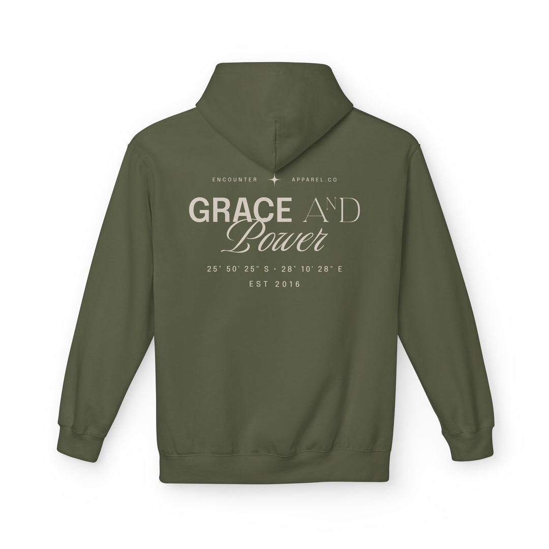 Grace &amp; Power Coordinates Premium Hoodie (Light Print)