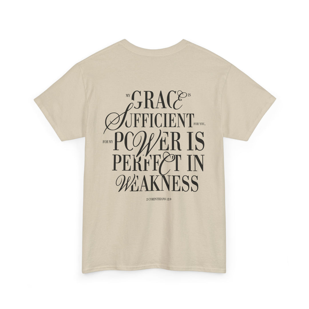 Grace &amp; Power Statement Tee (Dark Print)