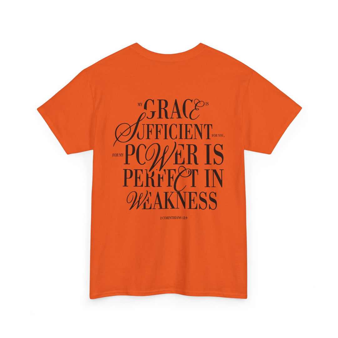 Grace &amp; Power Statement Tee (Dark Print)