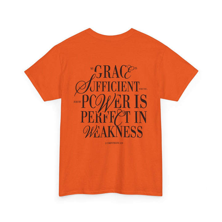 Grace &amp; Power Statement Tee (Dark Print)