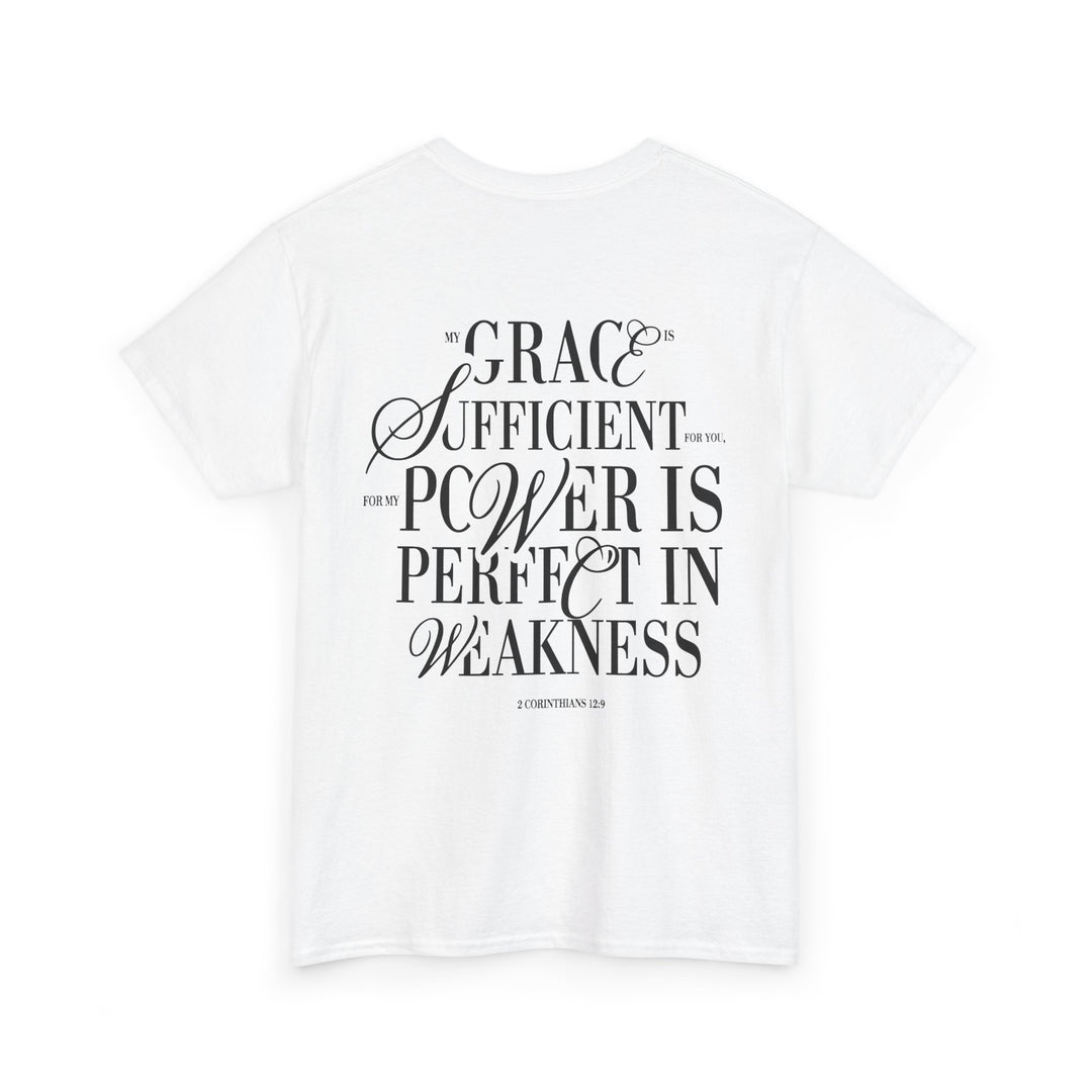 Grace &amp; Power Statement Tee (Dark Print)