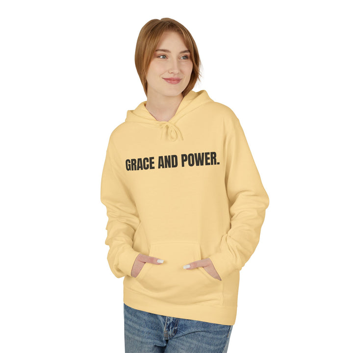 Grace &amp; Power Powerline Premium Hoodie (Dark Print)