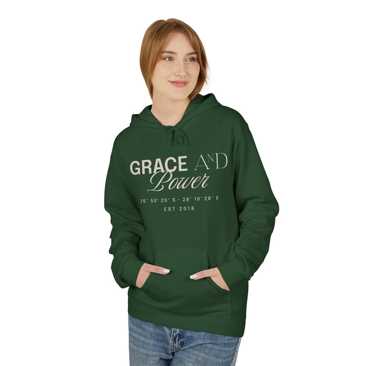 Grace &amp; Power Coordinates Premium Hoodie (Light Print)