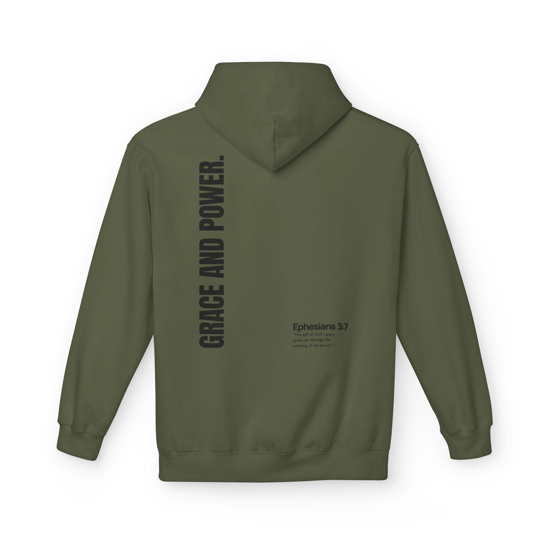 Grace &amp; Power Powerline Premium Hoodie (Dark Print)