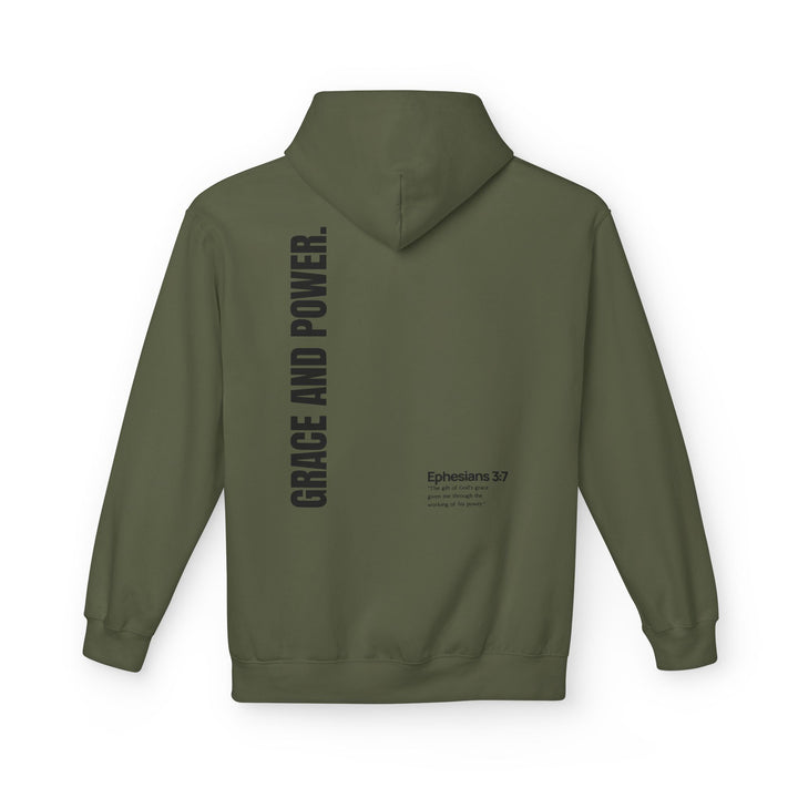 Grace &amp; Power Powerline Premium Hoodie (Dark Print)