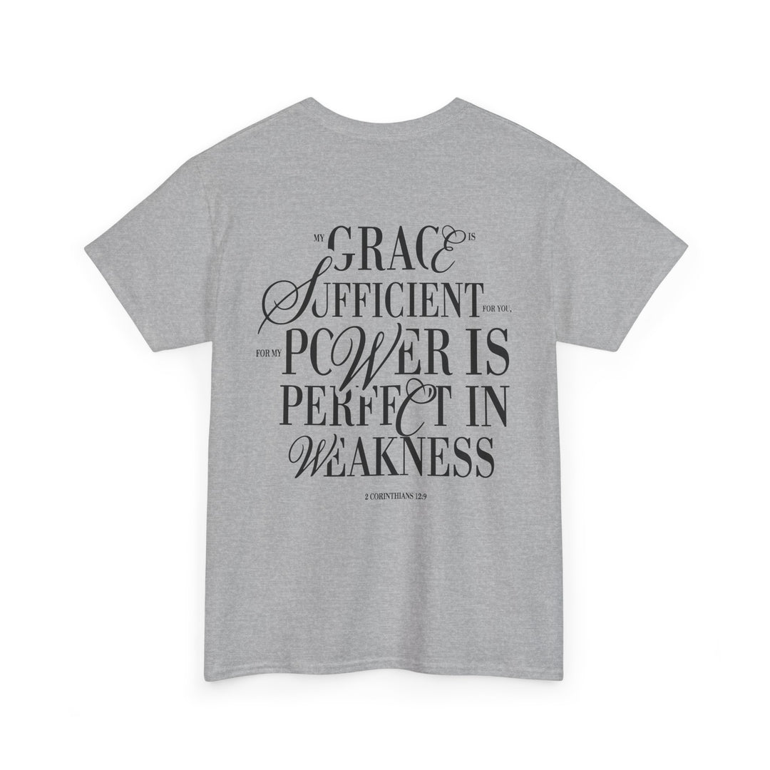 Grace &amp; Power Statement Tee (Dark Print)
