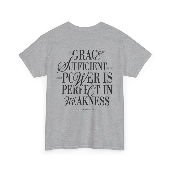 Grace &amp; Power Statement Tee (Dark Print)